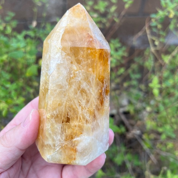 Golden Healer Quartz Crystal Tower - Picture 6 of 9